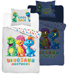 DINOZAURY DINOZAUR DINO POŚCIEL 160X200 ŚWIECI W CIEMNOŚCI