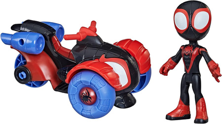 MARVEL SPIDEY I SUPER-KUMPLE FIGURKA MILES MORALES Z POJAZDEM TECHNO RACER