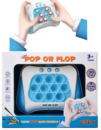 GRA POP IT ELEKTRONICZNA ANTYSTRESOWA PAD 4 TRYBY