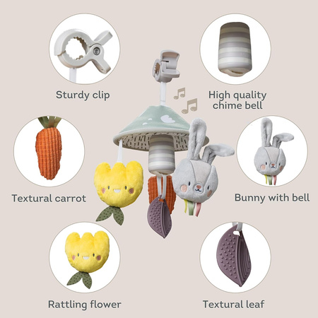 TAF TOYS KARZUELA MUZYCZNA DO WÓZKA ŁÓŻECZKA FOTELIKA GARDEN STYMULACJA