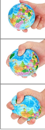 GLOBUS SQUISHY PIŁECZKA ANTYSTRESOWA GNIOTEK FIDGET TOYS