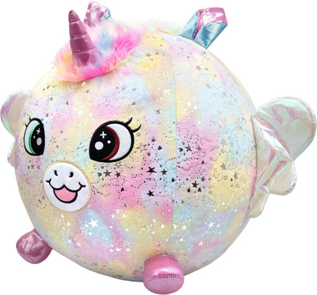 BIGGIES TĘCZOWY JEDNOROŻEC UNICORN MASKOTKA PLUSZAK DO POMPOWANIA XXL