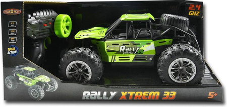 METALOWY ZDALNIE STEROWANY SAMOCHÓD TERENOWY AUTO RALLY XTREM RC