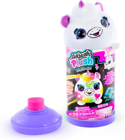 AIRBRUSH PLUSH POKOLORUJ PLUSZAKA JEDNOROŻEC MASKOTKA NEON TUBA