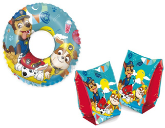 PSI PATROL ZESTAW RĘKAWKI MOTYLKI KOŁO NA BASEN PLAŻĘ DLA DZIECI