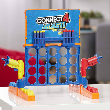 HASBRO GRA Connect 4 Blast ZRĘCZNOŚCIOWA NERF