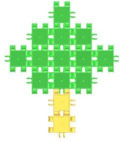 Klocki konstrukcyjne CLICS  26 el. Junior CZ123