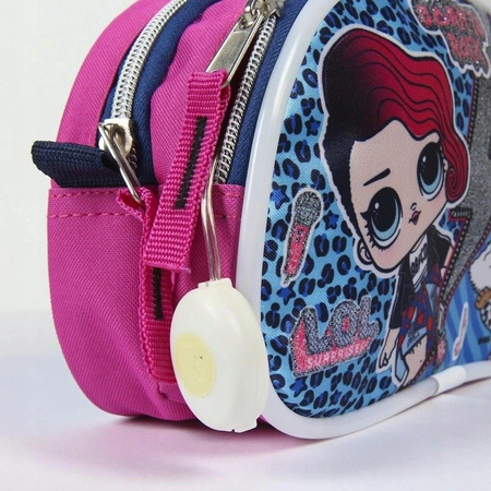 LOL L.O.L PIÓRNIK DWUKOMOROWY KOSMETYCZKA TUBA LED