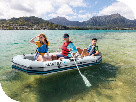 Ponton MARINER 4 osobowy pompka wiosła INTEX 68376