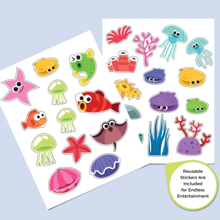 BABY SHARK REKIN RYBKI REGAŁ POJEMNIKI NA ZABAWKI DZIECI MEBEL ORGANIZER