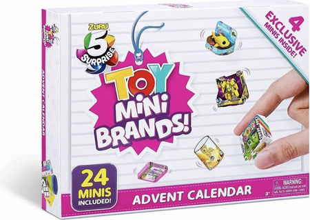 ZURU MINI BRANDS TOY 5bSURPRISE NIESPODZINKI ZABAWKI KALENDARZ ADWENTOWY