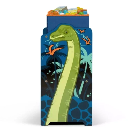DINOZAURY REGAŁ POJEMNIKI ZABAWKI ORGANIZER DZIECI
