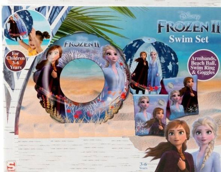 KRAINA LODU ZESTAW RĘKAWKI MOTYLKI PIŁKA KOŁO