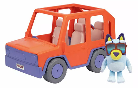 MOOSE TOYS Bluey Buddies Big Heeler 4WD Pojazd i Maskotka DUŻE AUTO