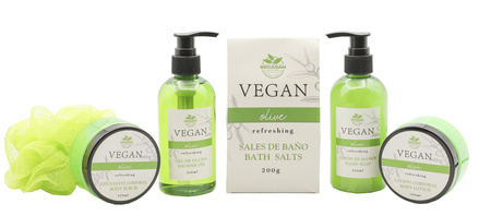 BCS DUŻY KOSZ ZESTAW PREZENTOWY ŚWIĘTA KOSMETYKÓW CIAŁA KĄPIELI VEGAN