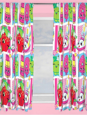 SHOPKINS Zasłony ZASŁONKI 1,83M