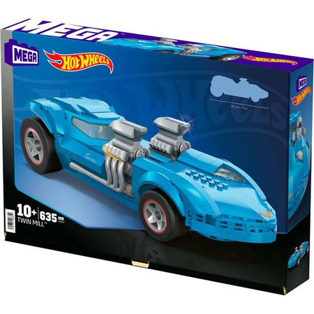 MEGA HOT WHEELS  Twin Mill Kolekcjonerski Zestaw klocków KLOCKI AUTO HKV07