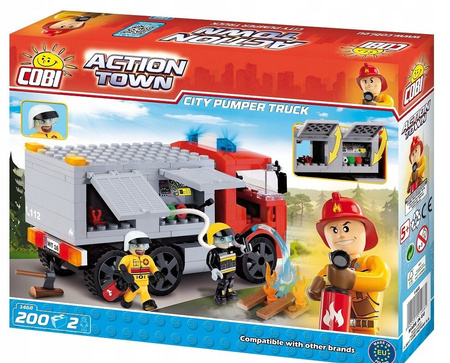 COBI KLOCKI ACTION TOWN CITY STRAŻ WÓZ STRAŻACKI