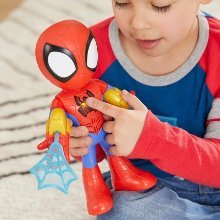 SPIDEY I SUPER-KUMPLE DUŻA INTERAKTYWNA FIGURKA 25 CM ŚWIATŁO DŹWIĘK MARVEL