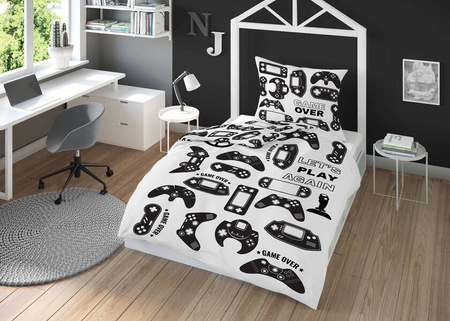 PLAY GAME PADY PAD GRA POŚCIEL MŁODZIEŻOWA 140X200