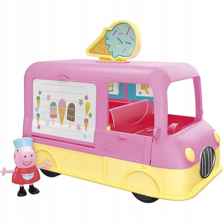 ŚWINKA PEPPA AUTO VAN Z LODAMI FIGURKI