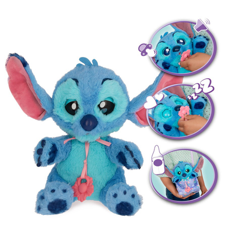 BABY PAWS STITCH STICZ MASKOTKA PRZYTULANKA INTERAKTYWNA DŹWIĘKI SMOCZEK