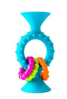 Bobo Przyssawka GRYZAK Niebieska Fat Brain Toy GRZECHOTKA DLA DZIECI F166