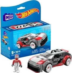 Klocki konstrukcyjne Mega Bloks Hot Wheels Audi RS6 77 elementów HKF94