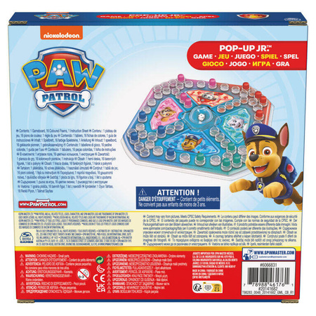 PSI PATROL PIESKI GRA PLANSZOWA CHIŃCZYK POP-UP JUNIOR DLA DZIECI RODZINNA