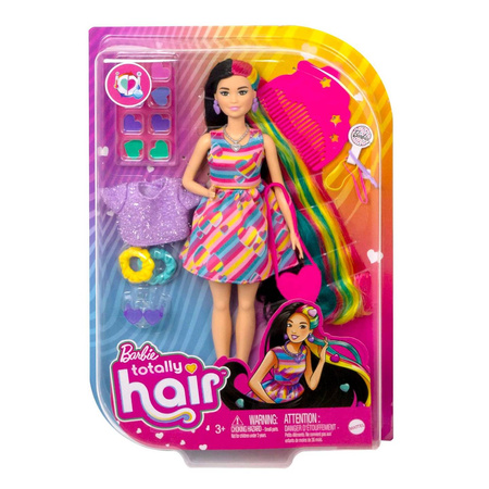 BARBIE LALKA TOTALLY HAIR FRYZURA DODATKI HCM90