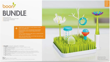 Boon - Zestaw akcesoriów do mycia butelek Starter Bundle + GRYZAK