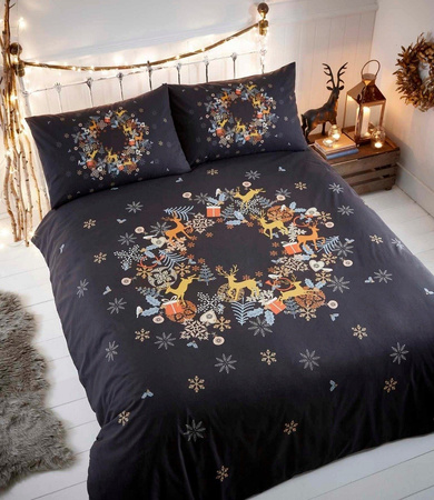 ŚWIĘTA STROIK CHOINKA POŚCIEL ŚWIĄTECZNA 140X200