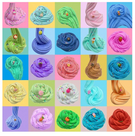 LODY SLIME WALIZKA PACHNĄCE ZESTAW DO ROBIENIA GLUTÓW GLUTY Fluffy Butter