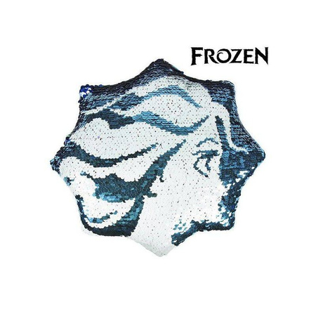 KRAINA LODU PODUSZKA JASIEK 30X30 CEKINY DZIECI