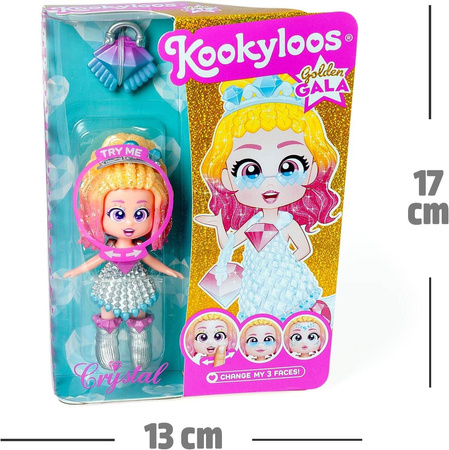 KOOKYLOOS Seria 7 Laleczka GOLDEN GALA CRYSTAL