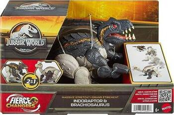 JURASSIC WORLD INDORAPTOR Transformujący dinozaur HPD33
