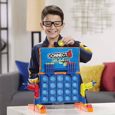 HASBRO GRA Connect 4 Blast ZRĘCZNOŚCIOWA NERF