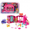 ENCHANTIMALS ZESTAW DOMEK AUTO MOBILNE STUDIO MODY+ LALKA KOTEK HPB34
