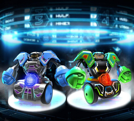 WALCZĄCE ROBOTY ROBO KOMBAT TORNADO 2-pak Silverlit 2 TRYBY ŚWIATŁO TYP A