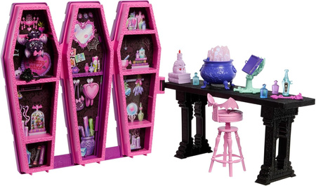 MONSTER HIGH DRACULAURA Sekretny pokój eliksirów Zestaw z Akcesoriami