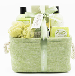 BCS KOSZ ZESTAW PREZENTOWY KOSMETYKÓW CIAŁA KĄPIELI DLA KOBIET ŚWIĄTECZNY