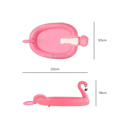 FLAMING BASEN WODNY PLAC ZABAW ZJEŻDŻALNIA DZIECI