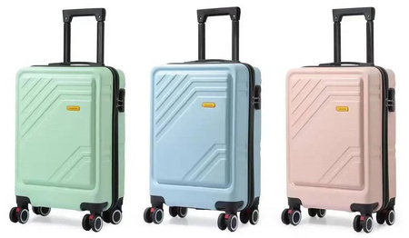 WALIZKA KABINOWA MŁODZIEŻOWA DLA NASTOLATKI BAGAŻ PODRĘCZNY PODRÓŻNA MIĘTA