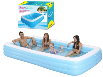 DUŻY BASEN RODZINNY PROSTOKĄTNY 305x183 SUN CLUB