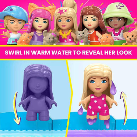 KLOCKI MEGA BARBIE COLOR REVEAL DOMEK MARZEŃ Dream House HHM01