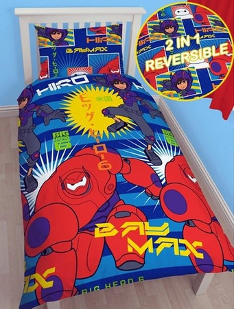 BIG HERO WIELKA SZÓSTKA BAYMAX POŚCIEL 140x200
