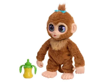 FURREAL INTERAKTYWNA MAŁPKA MAŁPA MÓWI CHODZI PIJE 100 REAKCJI MASKOTKA