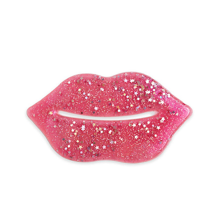 IDC Institute Glitter Lip Pink hydrożelowa maska do ust 1 szt.