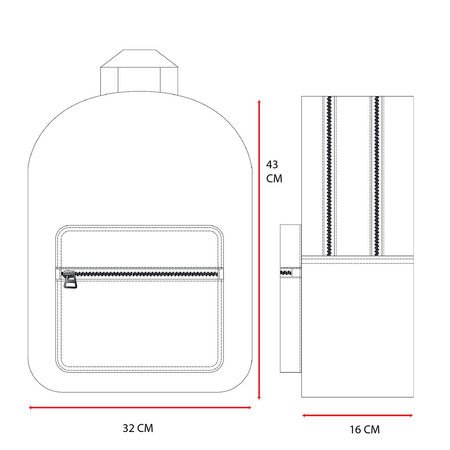 MONSTER HIGH LALKI DRACULAURA PLECAK SZKOLNY DLA DZIECI KIESZONKA NA BIDON