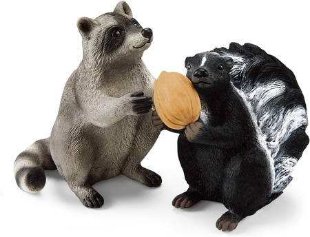 SCHLEICH Orzechowe Psoty Szop Skunks Wild Life